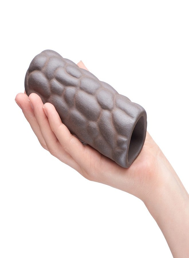 Plecoceramics كهف تربية سمك البليكو من Plecoceramics، زينة حوض السمك من نوع الفقاعات (عبوة متوسطة من 4 قطع) - Image 2
